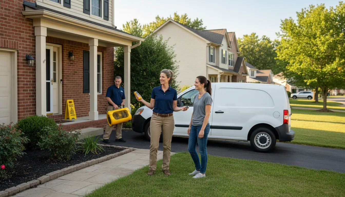 Water restoration image for Dehumidification And Cleanup Services in Mishicot, WI